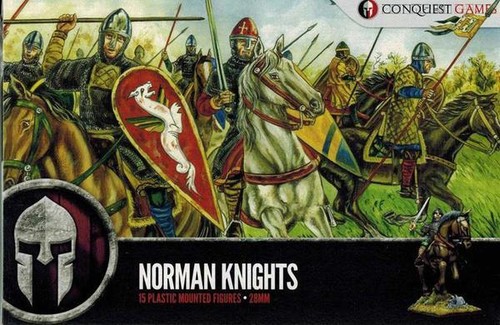 28mm norman knights - knights, conquest