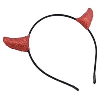 BNWT devil horns red black