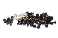 Suzuki GSX-R600 2001-2003 Fairing Screen Bolt Clip Kit Black Aluminium K1 K2 K3