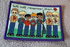 Scout Squirrel Beaver Cub Explorer Remembrance  Cloth Badge