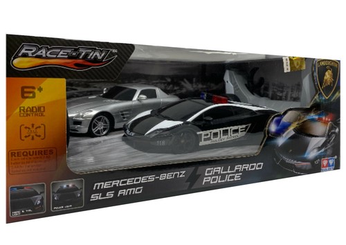 Remote control cars - control, police