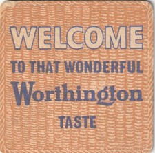 Beer mat worthington - -,