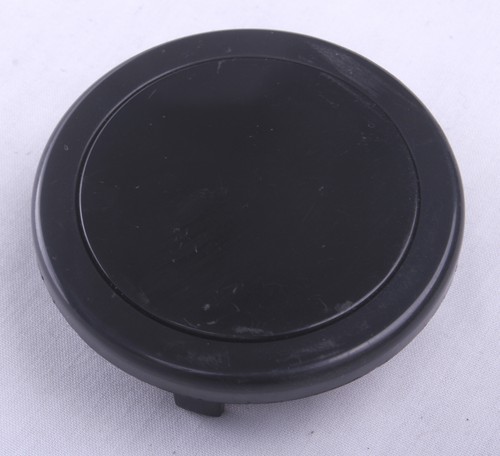 Black steering wheel - wheel, horn