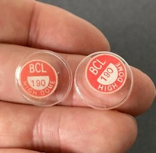 2 x Vintage NOS BCL Perspex