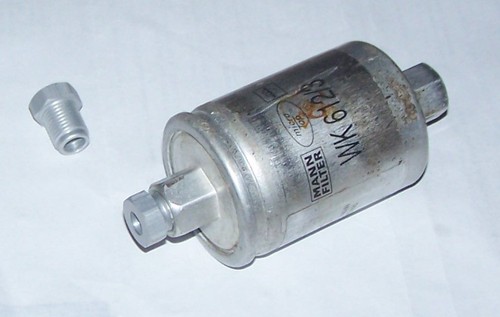 Alloy fuel filter - alloy, 8mm