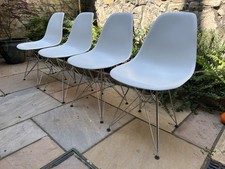 Set Of Four Eames DSR Chairs