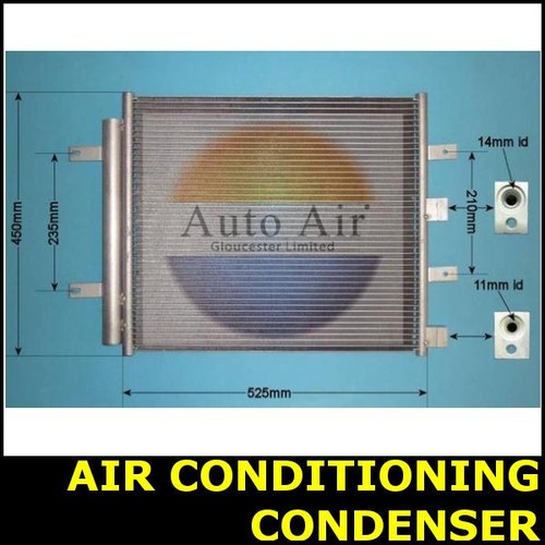 Air con condenser fits - fits, jaguar