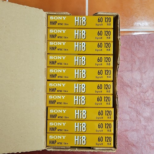 Each sony hi8 metal - 10,