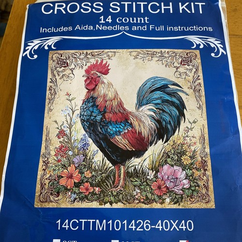 Cockerel hen stamped - hen,