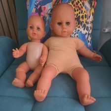 Two  Vintage Baby Dolls Soft