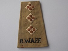 WW2, Royal West African Frontier Force, Captain, Desert / Tropical Rank Slide.