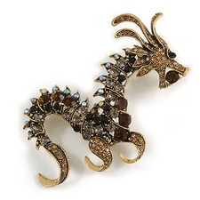 Huge Ornate Topaz/ Citrine/
