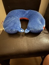 soft and comfy union jack themed neck pillow, stuffed with micro foam beads.