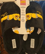 The Simpsons Homer Simpsons Mens  Cosy Slippers UK Size 6-13
