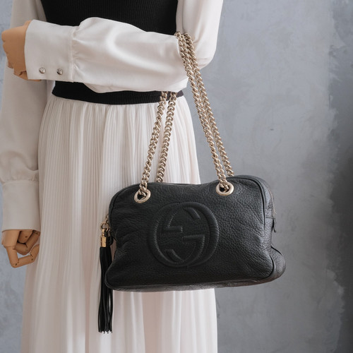 Gucci soho chain tote shoulder - soho,