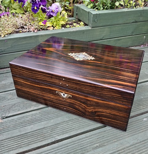 Rare victorian coromandel box - rare,