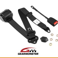 UK Black 3 Point Inertia Seat