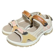 Ecco Offroad Sport Nubuck Sandals Shoes Women's 9-9.5 US EU 40 Multi Color