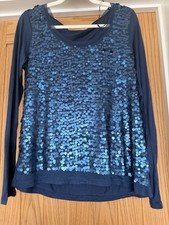 Phase Eight Blue Pretty Sequin