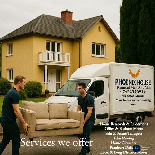 Man and van hire house - van,