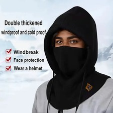 Unisex Winter Balaclava Hat with Mask & Neck Warmer Windproof Cold Weather