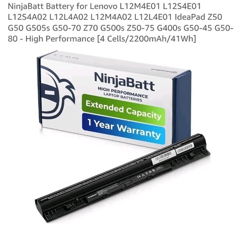 Ninjabatt l12s4e01 battery for - l12s4e01,