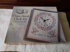 House Of Crafts Cross Stitch Clock Kit