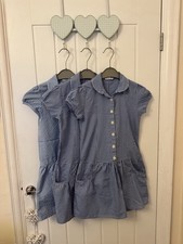 3x Blue Check Gingham School