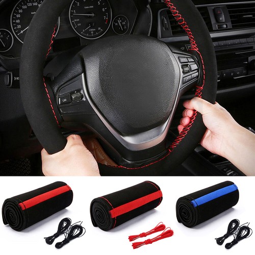 Diy suede leather braid car - diy,