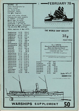 World Ship Society Warships