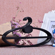 Ellipse Pashmina Scarf Hanger Display Shawl Tie Holder Belt Ring Organizer Black