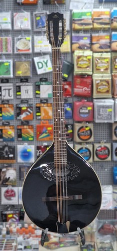 Black octave mandolin short - octave, mandolin,