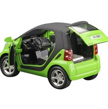 Pull back green model car - pull,