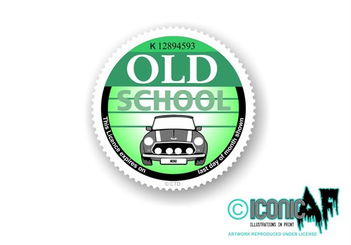 Fun old school tax disc - old, &