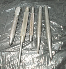 5 Assorted Punches   3 Moore and Wright Vintage Made in England + 2 Others