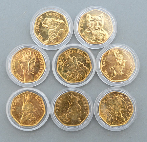 Set beatrix potter 50p coins - beatrix,