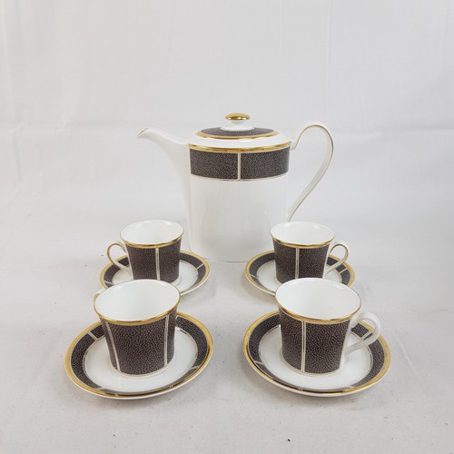Wedgwood shagreen cocoa - cocoa, coffee