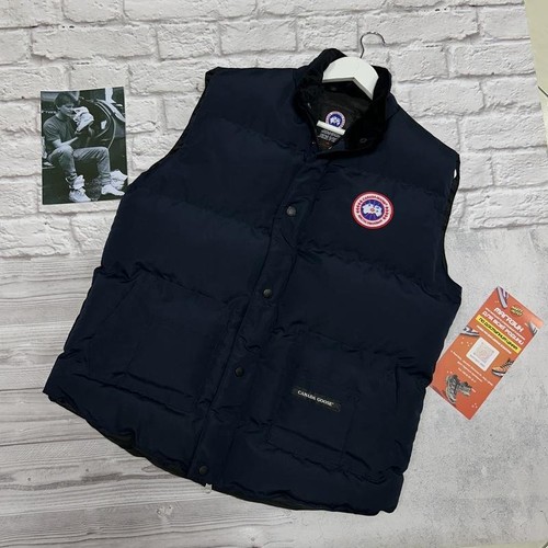 Men canada goose vest navy - men,