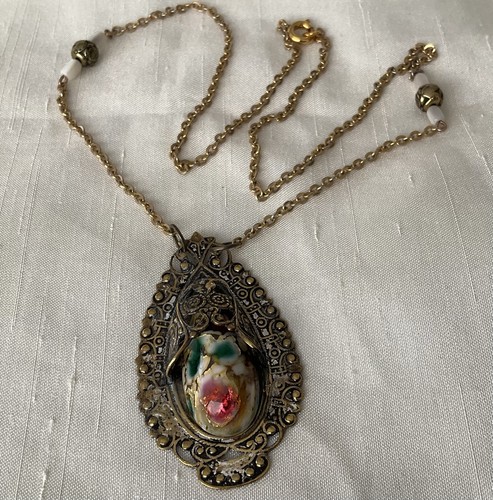 Vintage czech pendant - vintage,