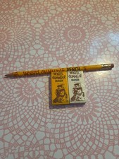 Vintage 1980s Worzel Gummidge Pencil And Erasers Rubbers Gommes