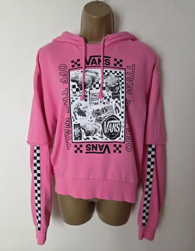 Vans pink hoodie jumper size - size, s