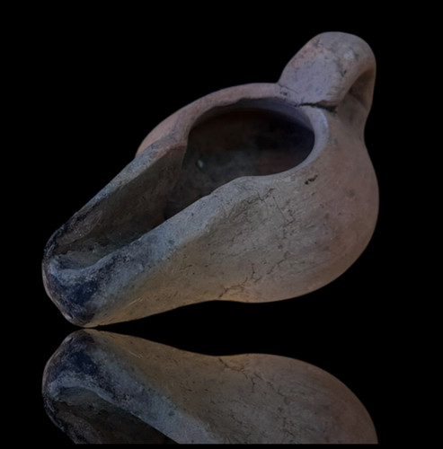 Ancient roman terracotta oil - roman,