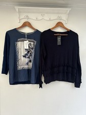 Gerry Weber Long Sleeve Top & M&S Limited Edition Top Ladies Size 12 NWT