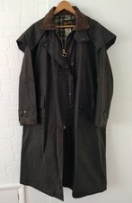 Wax Works Countrywear Brown Waxed Coat Jacket Size Medium