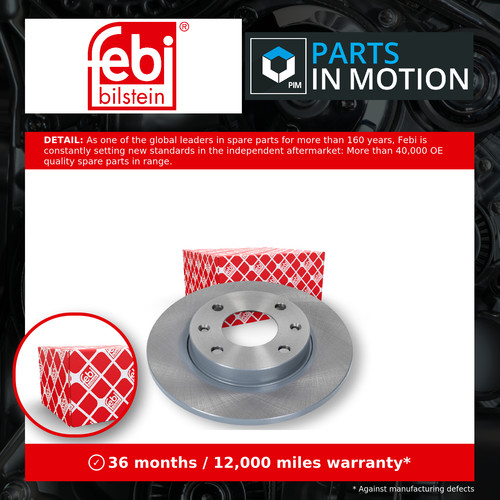 Brake discs pair - discs, solid