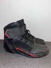Frank Thomas Speed Short Motorcycle Boots Black Red UK9 
