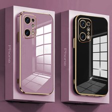 ShockProof Case For Oppo Find X5 Pro X3 X2 Lite Neo Plating Soft TPU Phone Cover