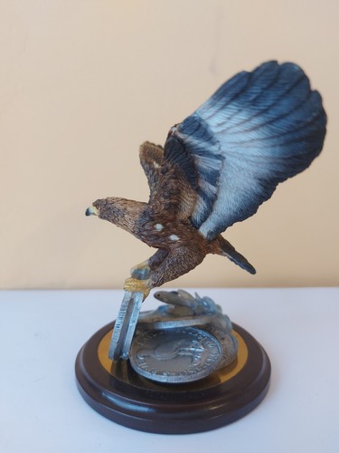Eagle sculpture hand - eagle, painted