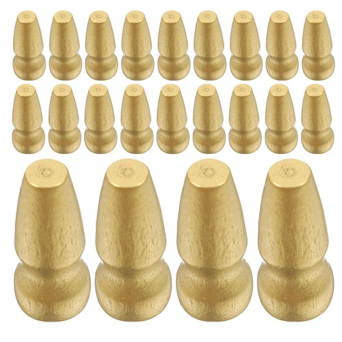 Pcs small wooden finials - 25,