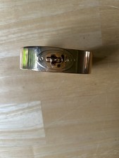 Mulberry Rose Gold Coloured Cuff Bracelet With Postman’s Lock Fastening Size M